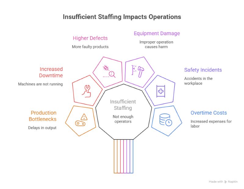 operational risks of understaffed production lines