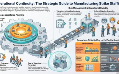 Strike staffing in manufacturing