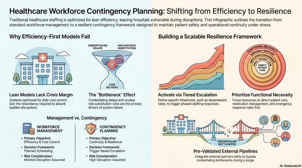 healthcare workforce contingency planning - 2026