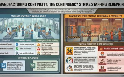 Contingency Strike Staffing for Manufacturing Plants