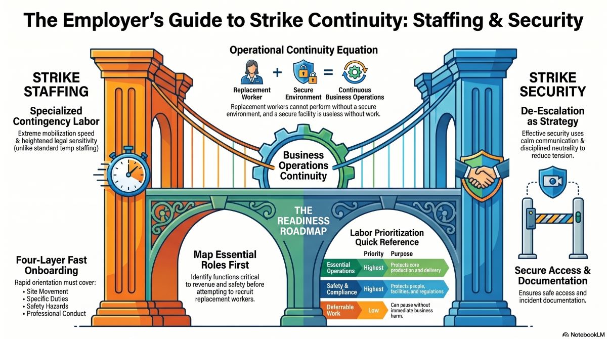Strike Staffing and Strike Security for Employer