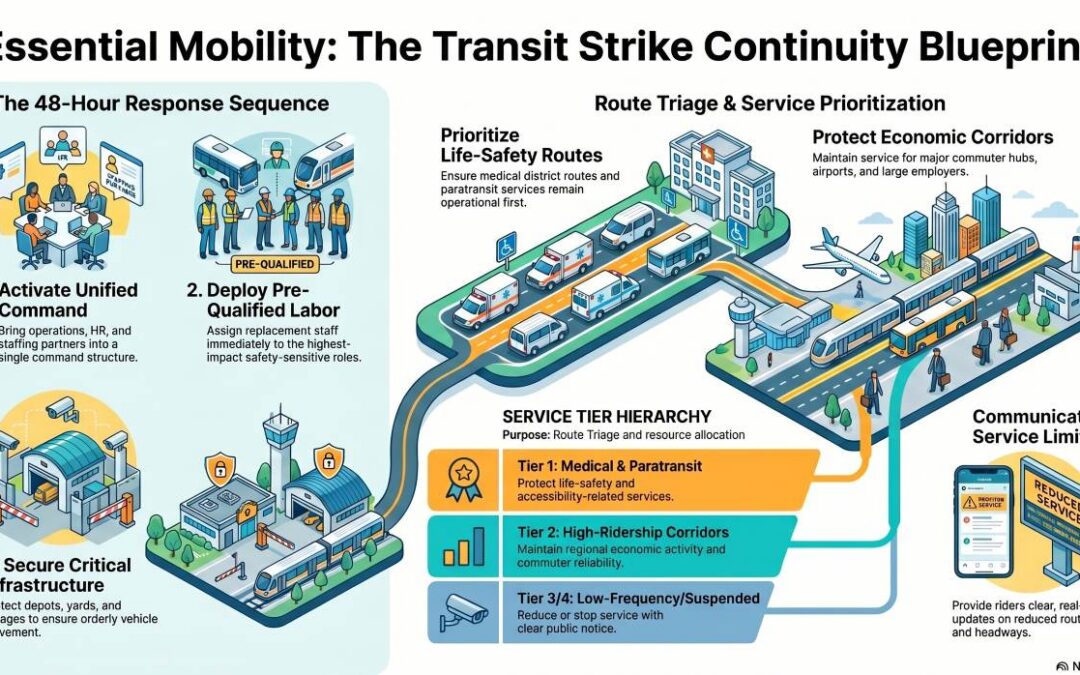 Strike Staffing for Public Transportation Keeps Essential Mobility Moving